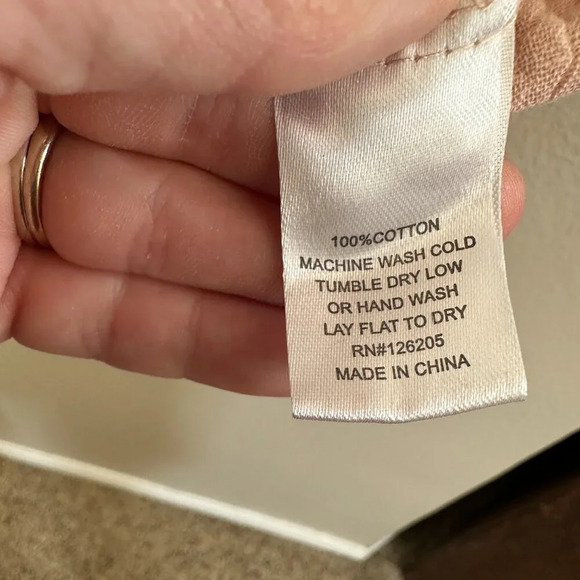 Sirens & Seashells Pink Sleeveless Blouse  Size Large, sleeveless blouse, womens - Picture 4 of 6